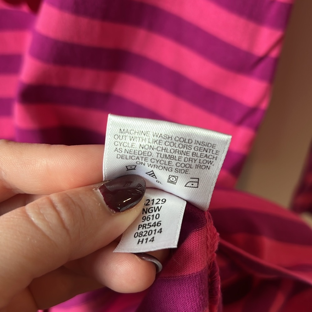 Hanna Andersson Girl’s Striped Long Sleeve Dress - Picture 6 of 8